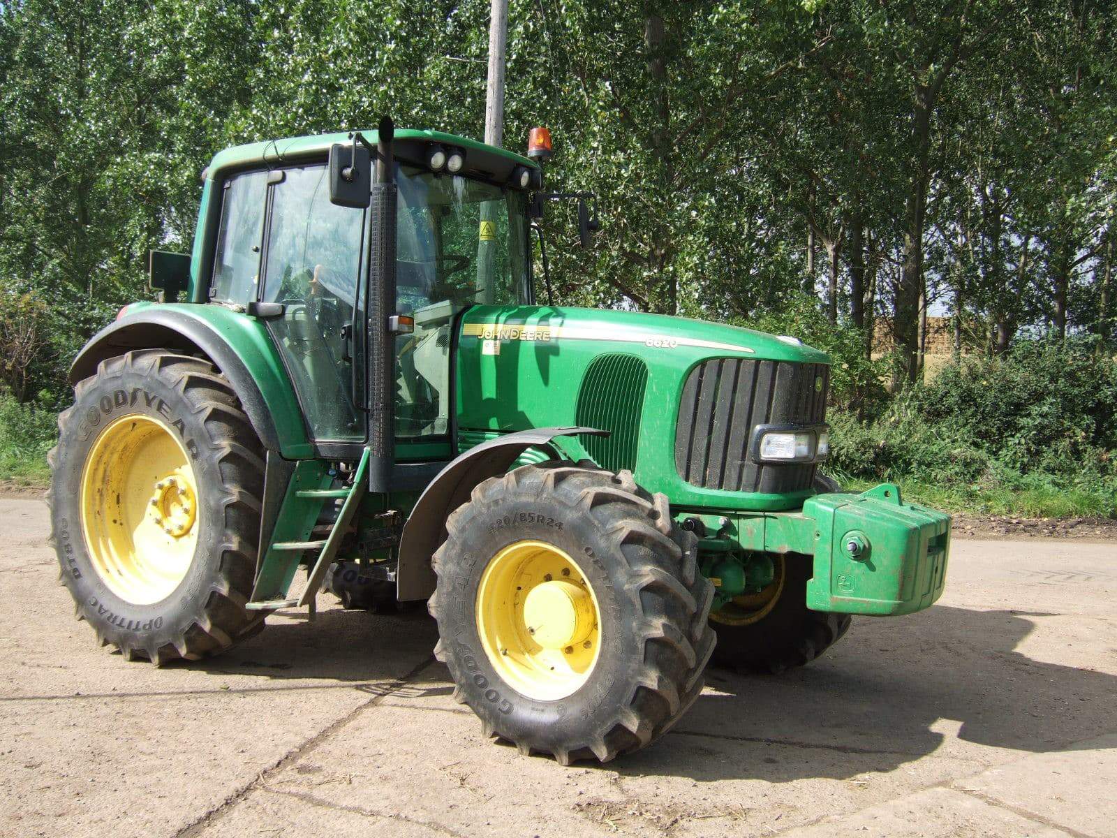 Technical Specifications And Data For John Deere 6620 Premium Tractor